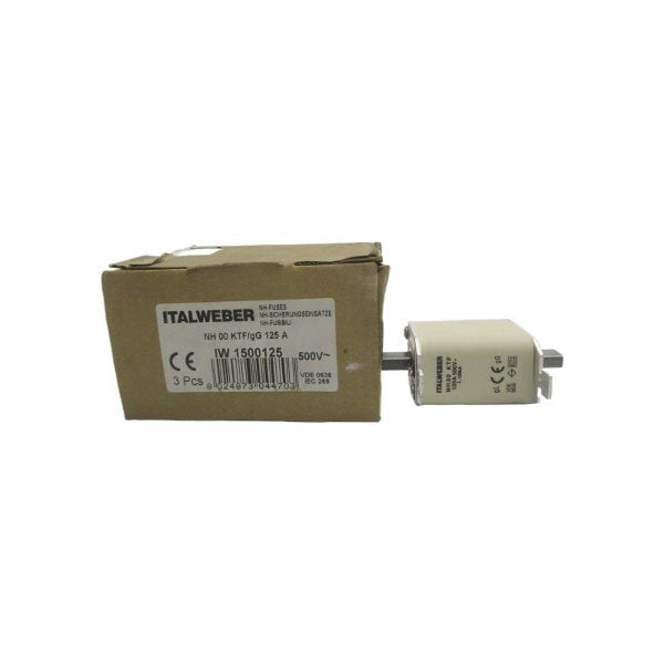 ITAL WEBER NH00KTF/GG 500V 125A (PKG OF 3) NSMP