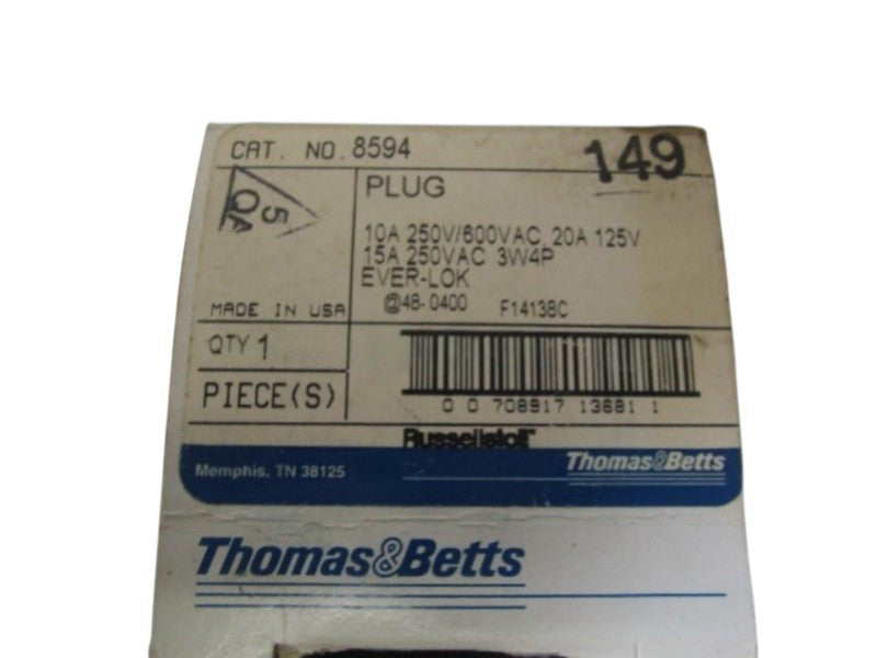 THOMAS & BETTS PLUG 8594 NSMP