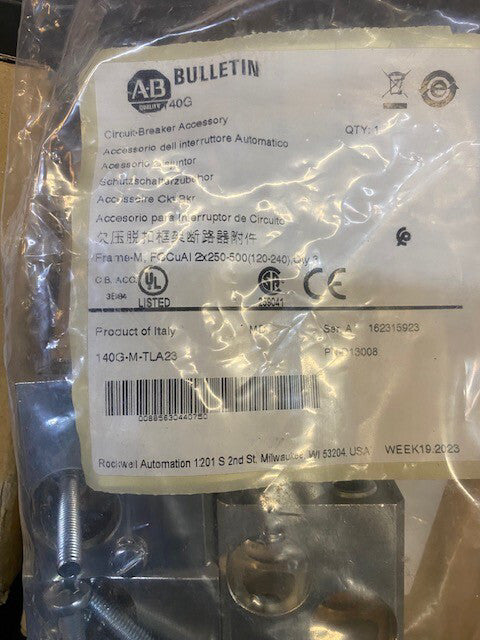 ALLEN BRADLEY 140G-M-TLA23 BULLETIN 140G PN D13008 (NEW)