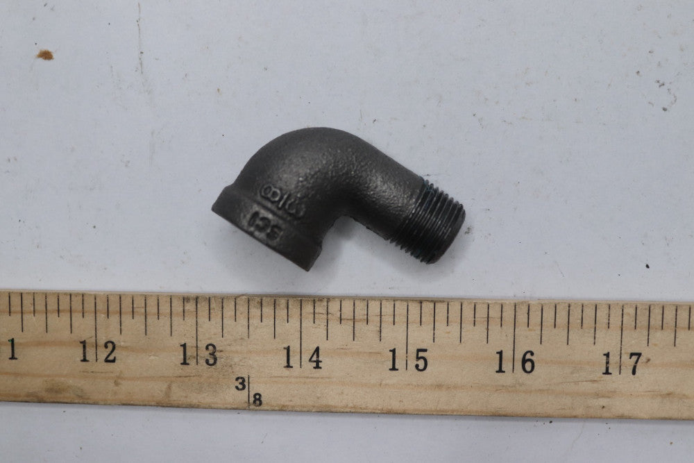 SCI Reducing Malleable Iron Elbow 3/8" MNPT x 5/8" FNPT