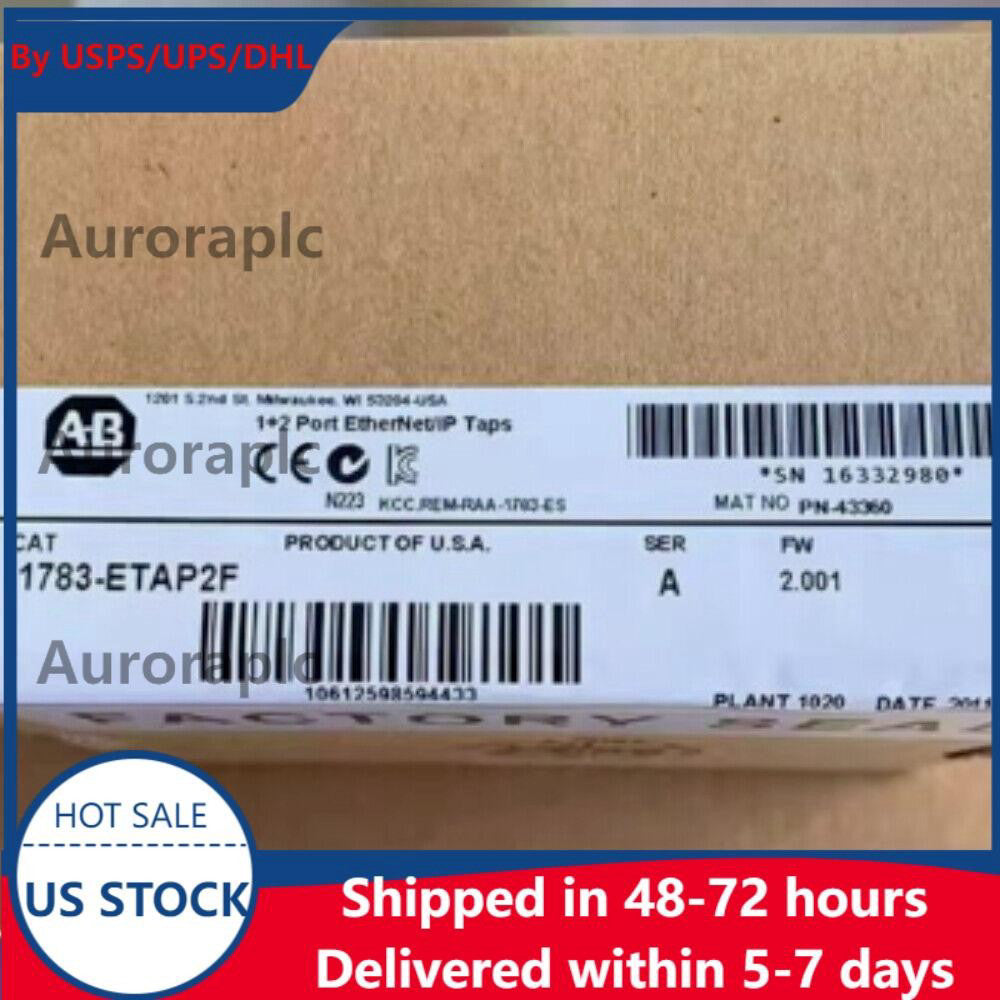 New AB 1783-ETAP2F Stratix 5950 EtherNet/IP Tap 1783ETAP2F US Free Tax