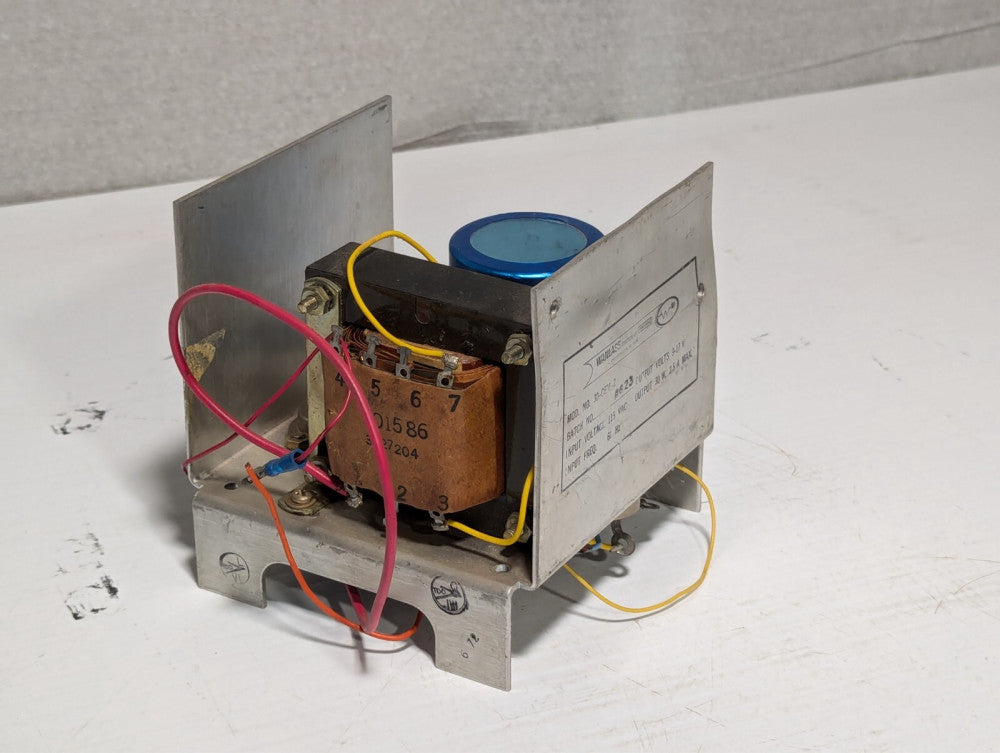 AMBAC Wanlass 30-OEM-2 power supply, 9-17VDC, 30W, 2.5A max output; 115VAC@60Hz