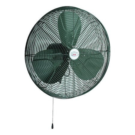 Canarm Ca24osc-C Industrial Fan, Wall Mount, 24 In Blade Dia, 120V,