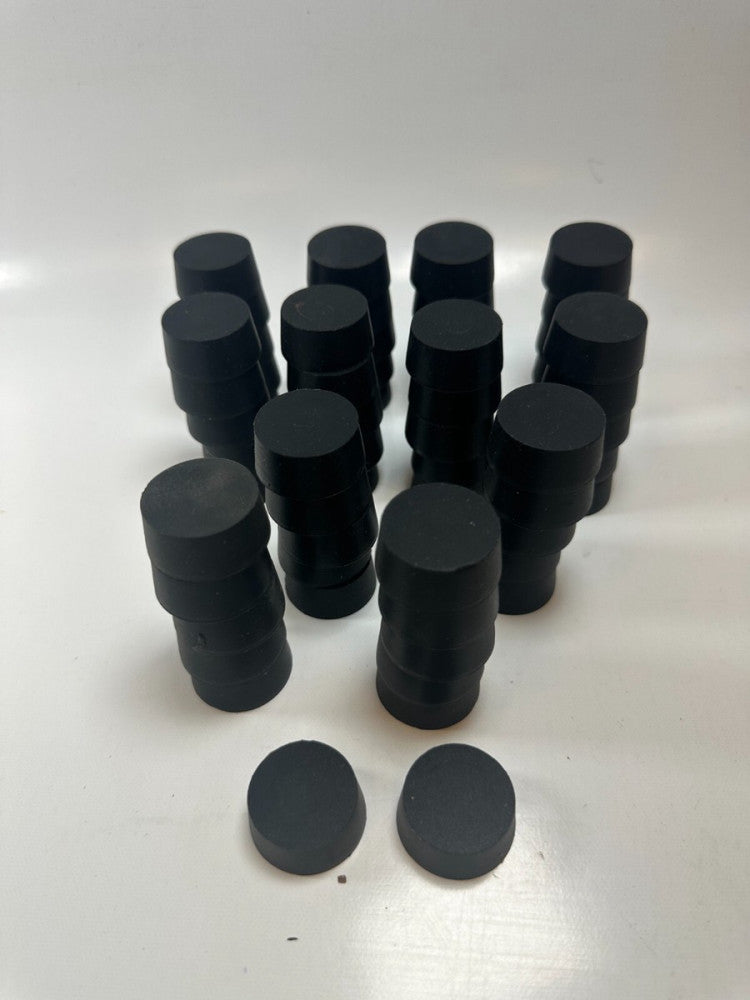 Rubber Feet Threaded Metric M5x0.8 30x27x14mm (Lot of 62pcs) New Fast Ship