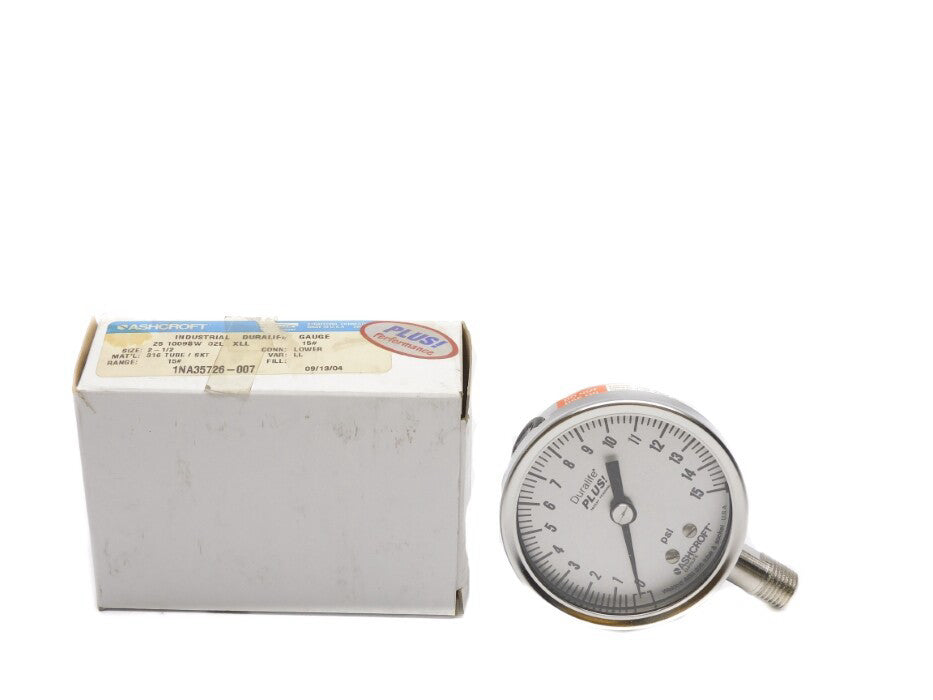 ASHCROFT 251009SW02LXLL-15# 15 PSI NSMP
