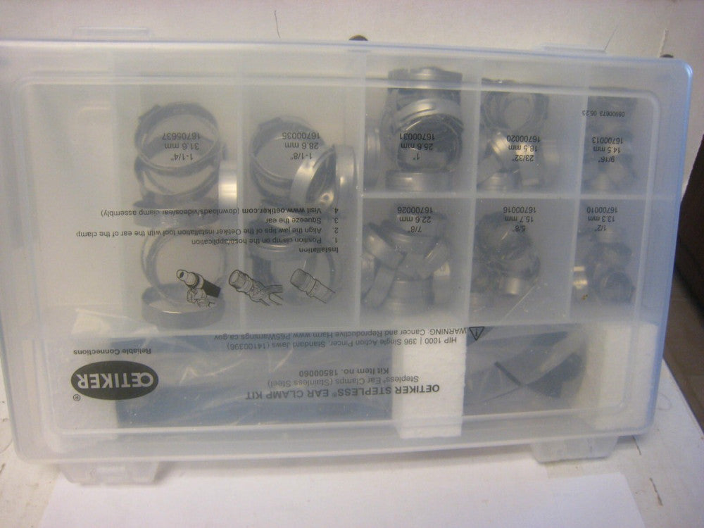 Oetiker 18500060 StepLess 1-Ear Clamp Kit with Pincers