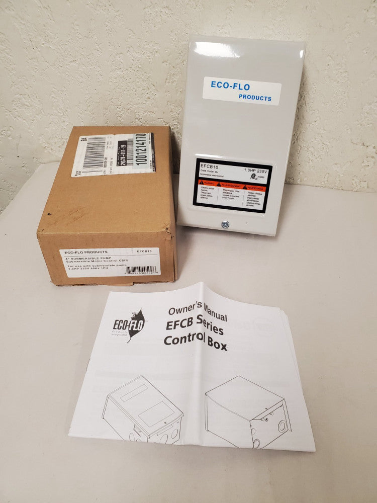 ECO FLO 1 HP Control Box for 4 in. Well Pump (EFCB10-HD) *FREE SHIPPING*