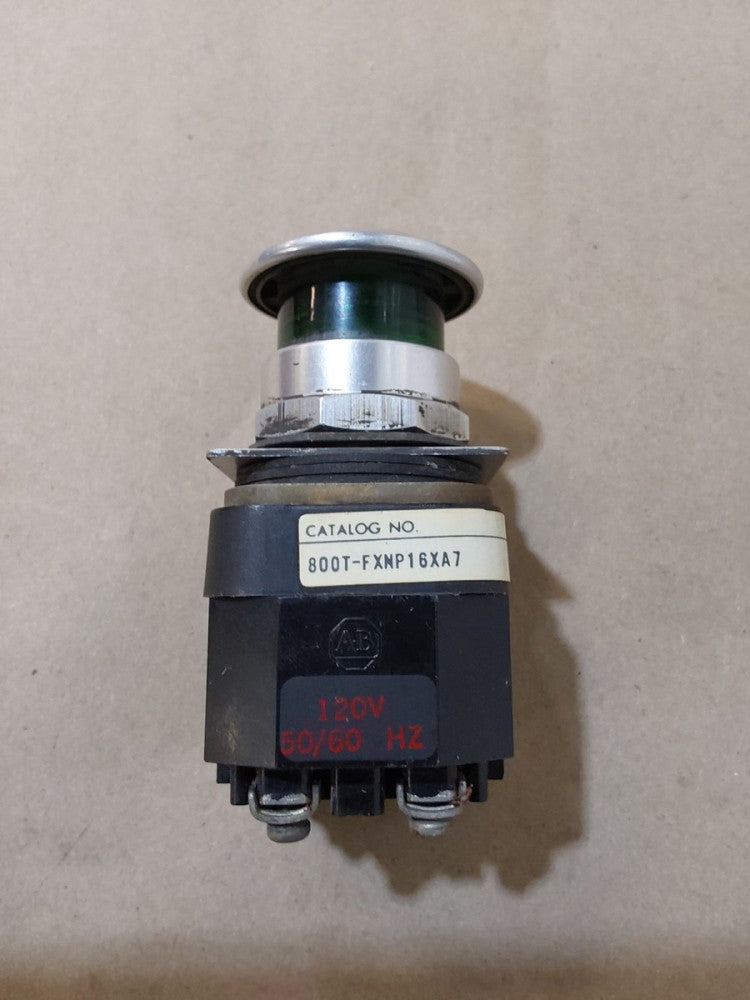 Allen Bradley 800T-FXNP16XA7 Series N Green Push Button