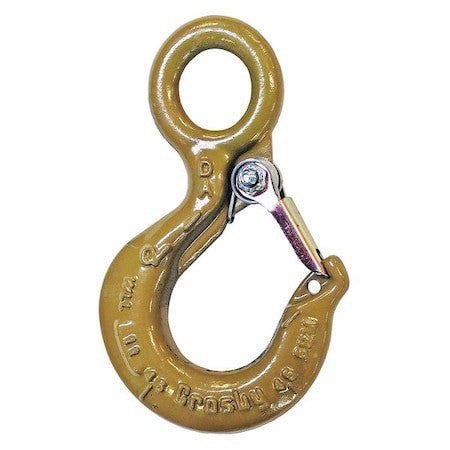Crosby 1022380 Eye Hook,Alloy Steel,2000 Lb.,Gold