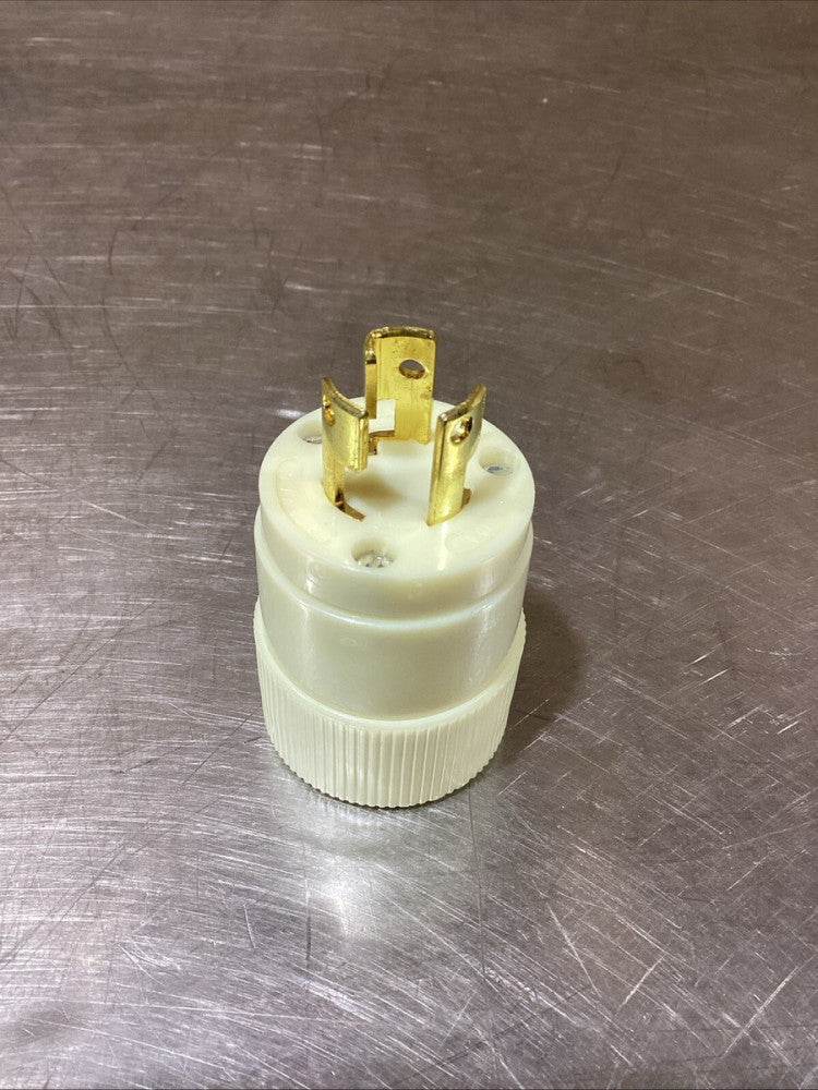 Bryant Electric Nema L7-15, 15A, 277VAC Turn and Pull Plug, NOS