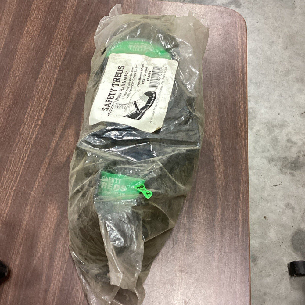 Safety Treds 12434 Steel Toe Work Halfloafers XXL (Green), Fits Men’s 17-19