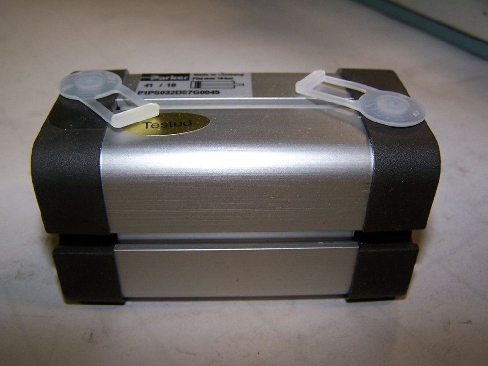 NEW PARKER PNEUMATIC COMPACT CYLINDER 10 BAR MAX 45mm STROKE  P1PS032DS7G0045