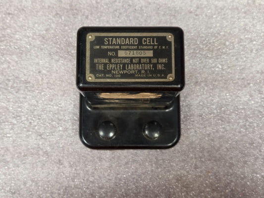 '1 PIECE' PN# 100, 671805 - EPPLEY LABORATORY - STANDARD  CELL - CAT NO 100