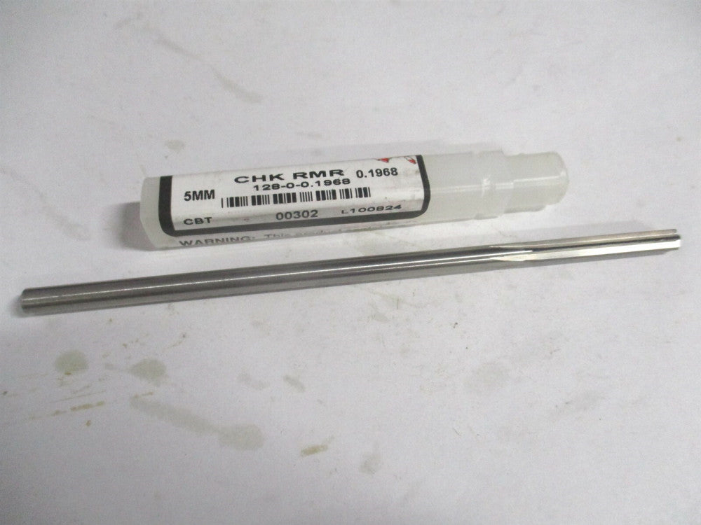 Alvord Polk (00302) 0.1968" x 1-1/4" x 5" Straight Cobalt 6Fl Chucking Reamer 