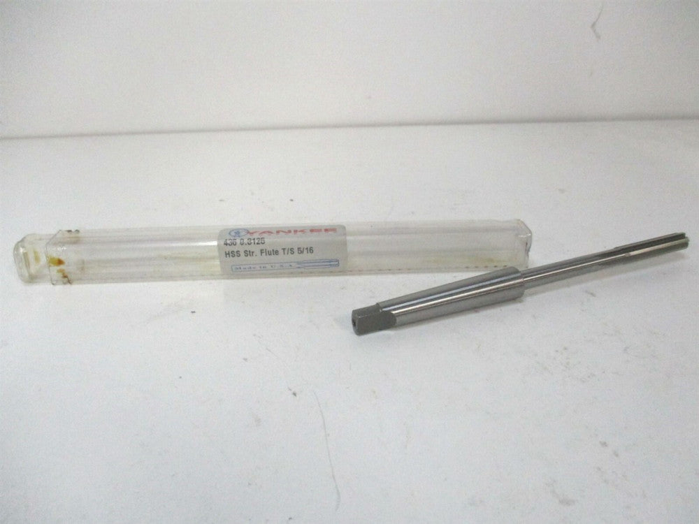 Yankee (463-0.3125) 5/16" x 1-1/2" x 6" OAL HSS Straight Chucking Reamer