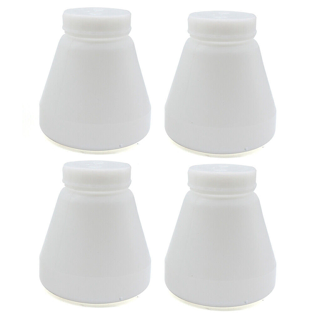 4x Bottles Hopper Cup For Electrostatic Powder Coat System PC02/PC03 Spray Paint