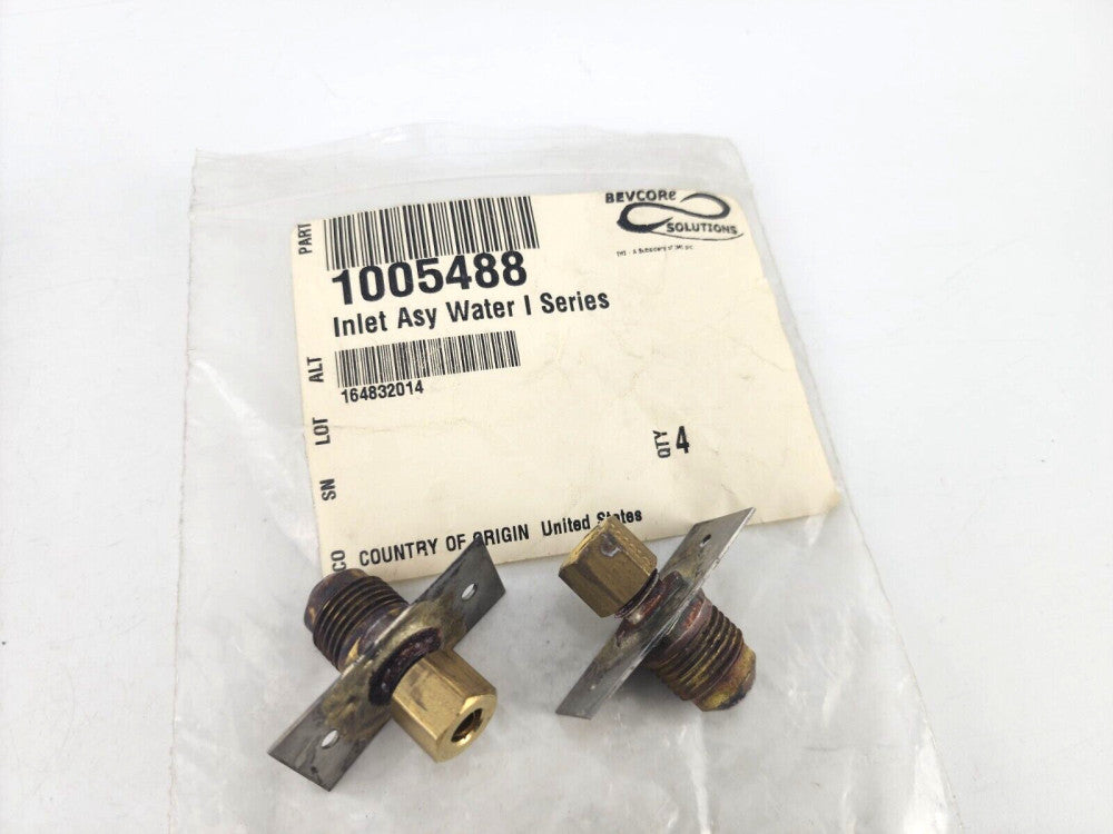 2pcs Cornelius 1005488 INLET ASY WATER I SERIES