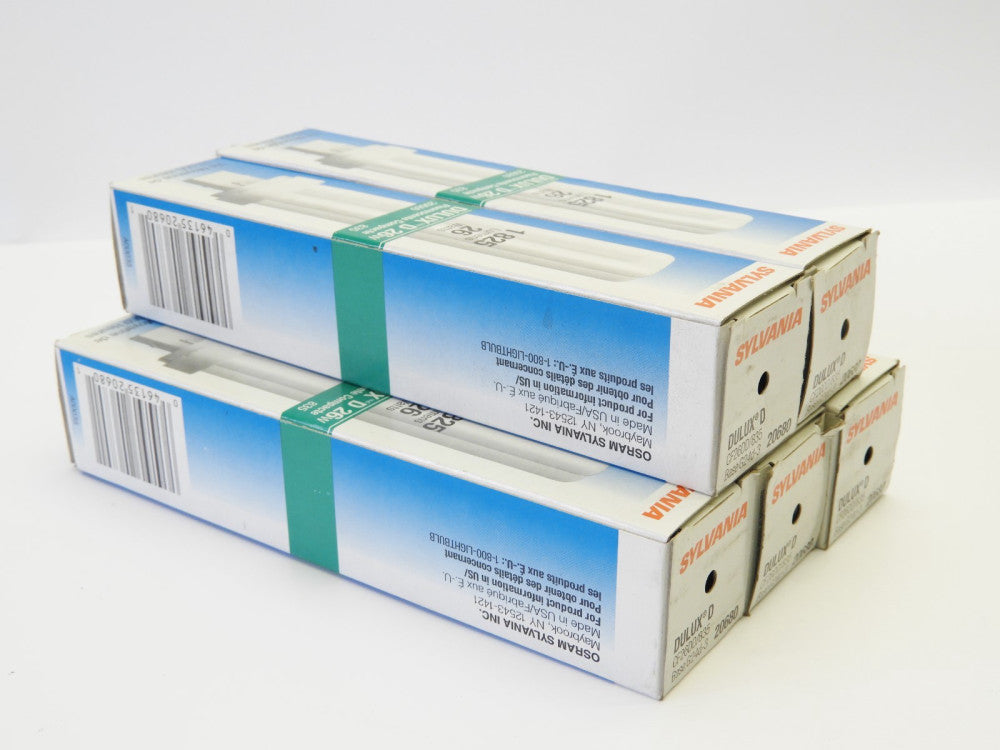 Lot of 5 SYLVANIA 20680 26W COMPACT FLUORESCENT CF26DD/835