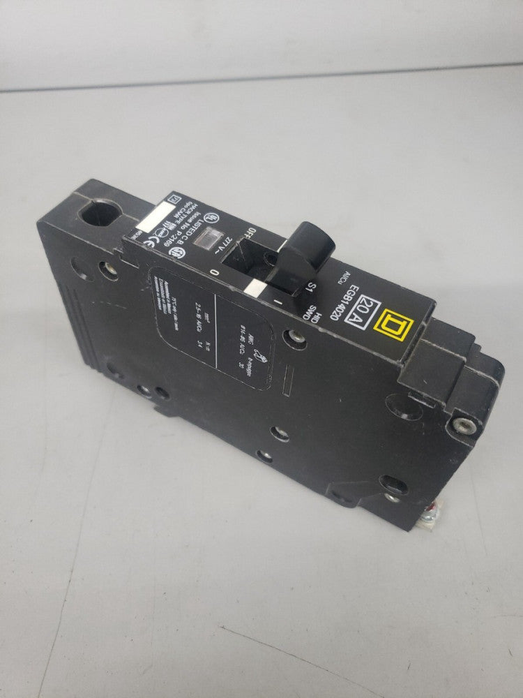 New Take Out! Square D 20 Amp Single Pole EGB14020 Bolt On Circuit Breaker 
