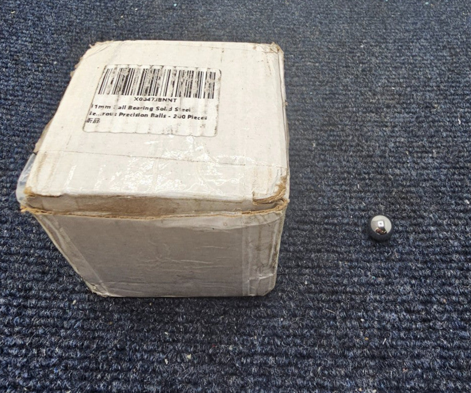(200 PIECES) 11mm Ball Bearing Solid Steel Precision Balls Stainless Steel