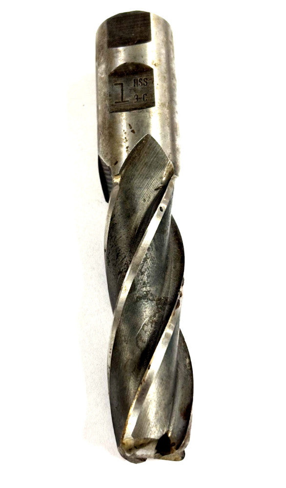 CORNER RADIUS 0.9" END MILL 3-C 4 FLUTE  5-3/8" OAL, 3" LOC, RH, STEEL