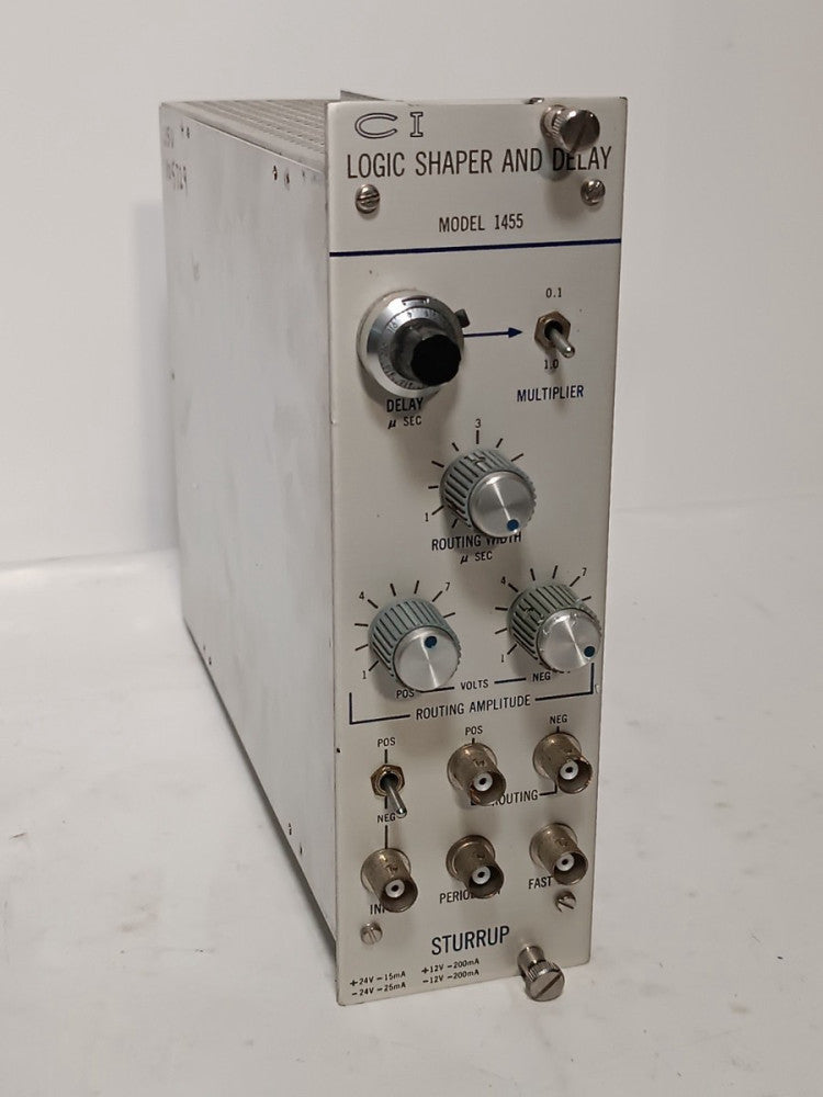 Canberra Industries (CI) Model 1455 Logic Shaper and Delay, 5 Output Channels