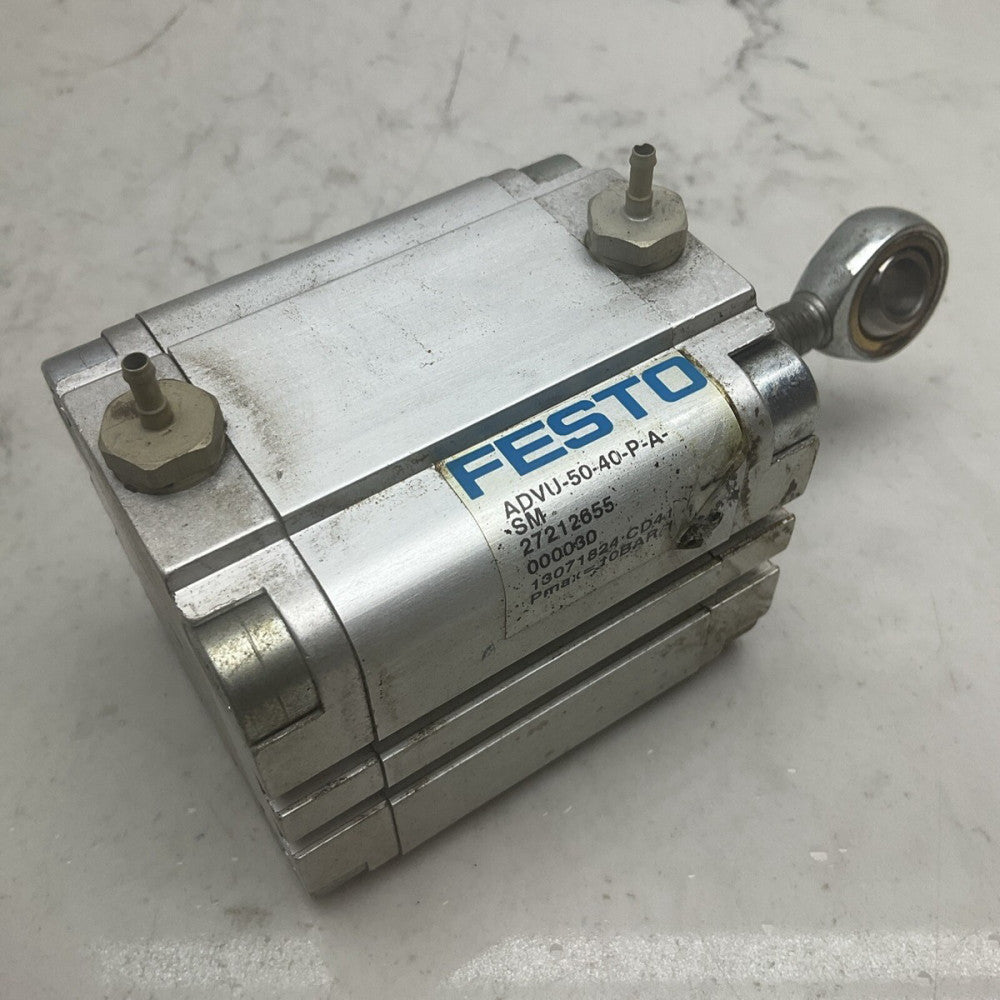 Festo ADVU-50-40-P-A Pmax 10 BAR 40mm Stroke 50mm Port Diameter Used