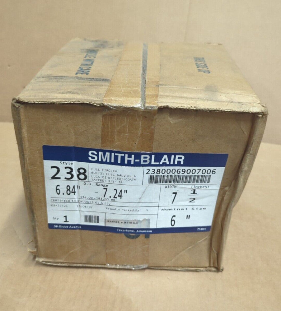 Smith-Blair 23800069007006 I Style 238 |Tapped Full Circle Clamp| Alloy Bolts