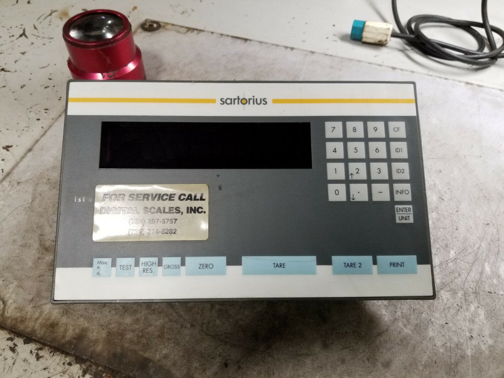 SARTORIUS ISI10-0UR PLATFORM SCALE OPERATING TERMINAL