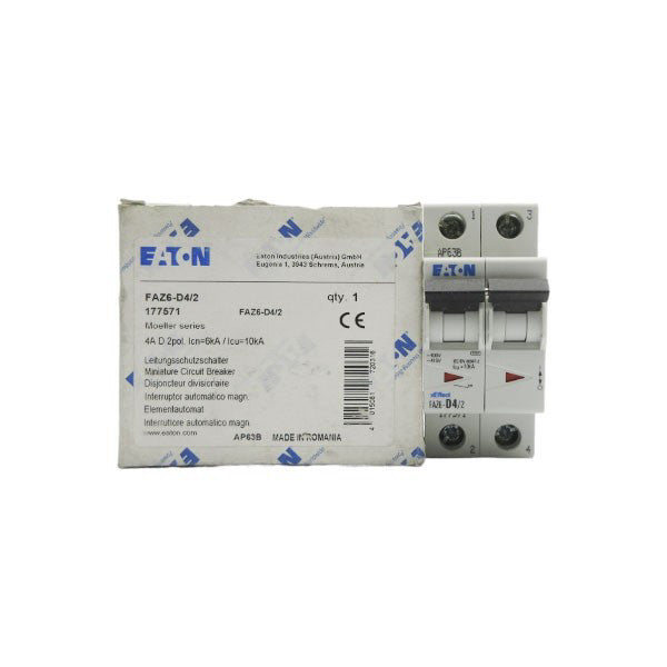 EATON FAZ6-D4/2 177571 400/415V 4A NSMP