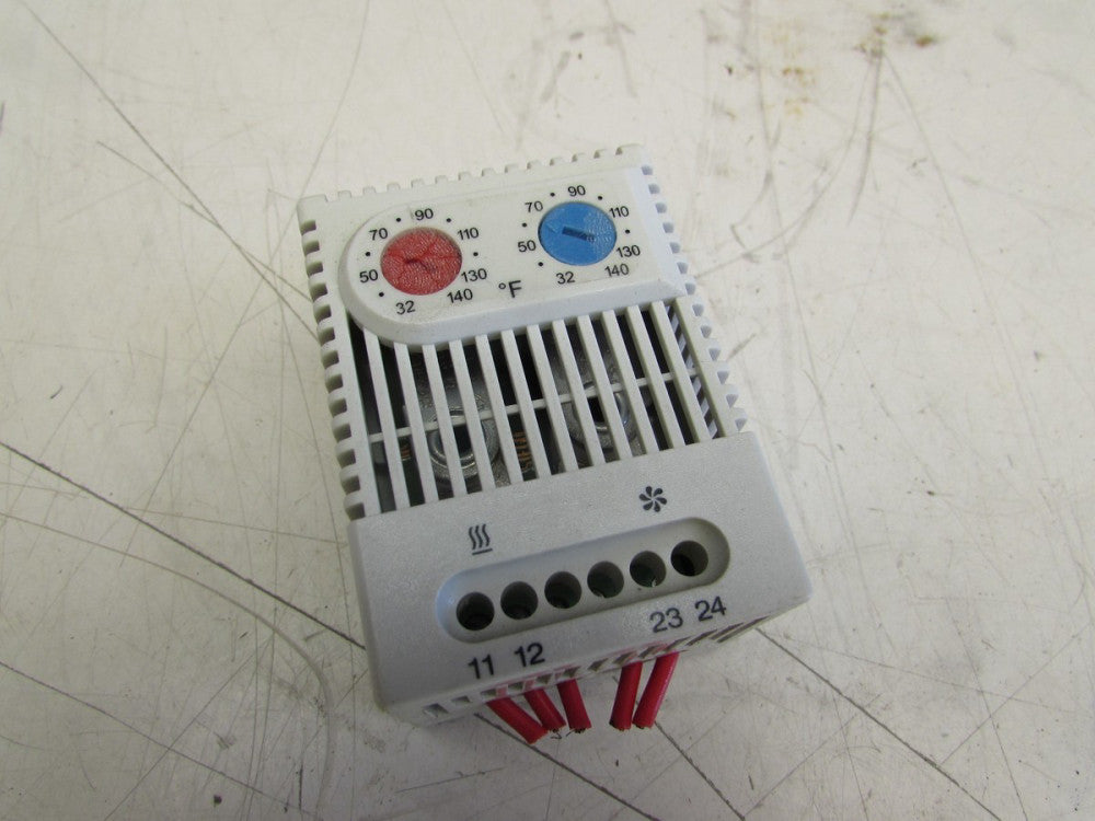 STEGO ZR01172.0-01 DUAL THERMOSTAT 32-140*F NC-250VAC-10A NO-250VAC-5A XLNT M/O