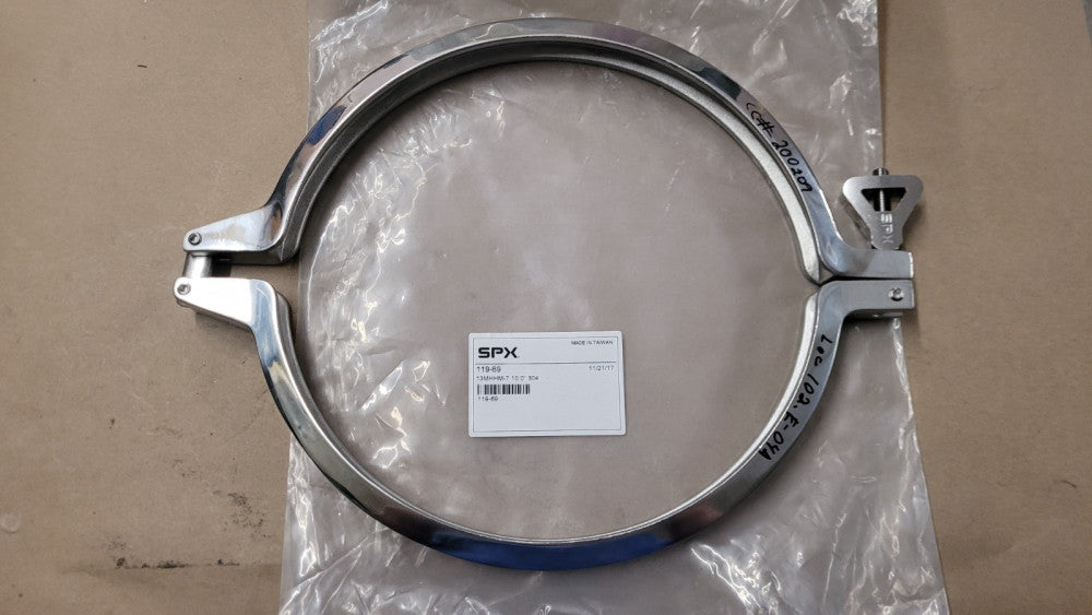 SPX 13MHHM-7 Casing Clamp For Waukesha Pump 10" 304 Stainless Steel