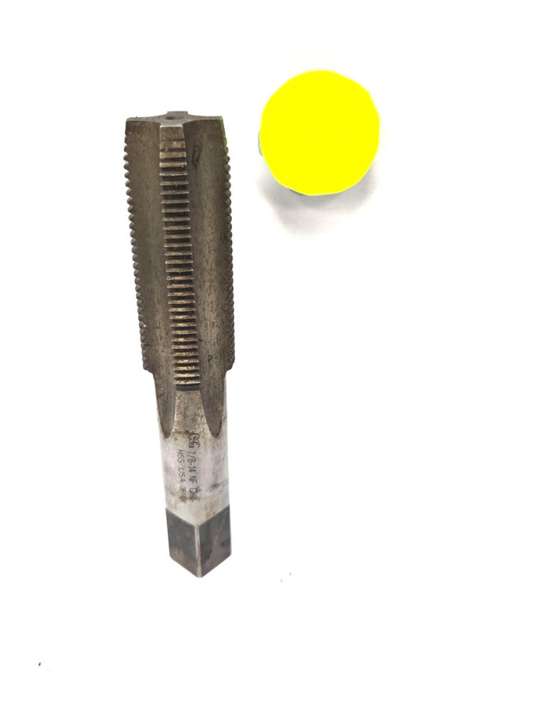 OSG (BRIGHT) STRAIGHT FLUTE BOTTOMING CHAMFER TAP *** 7/8"-14; NF; HS; GH4
