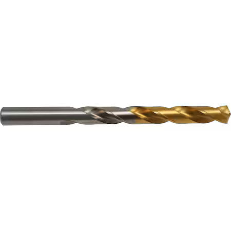 Cle-Line C66055 No 1 Hsco Tin-Tipped 135 Degree Heavy-Duty Jobber Length Drill