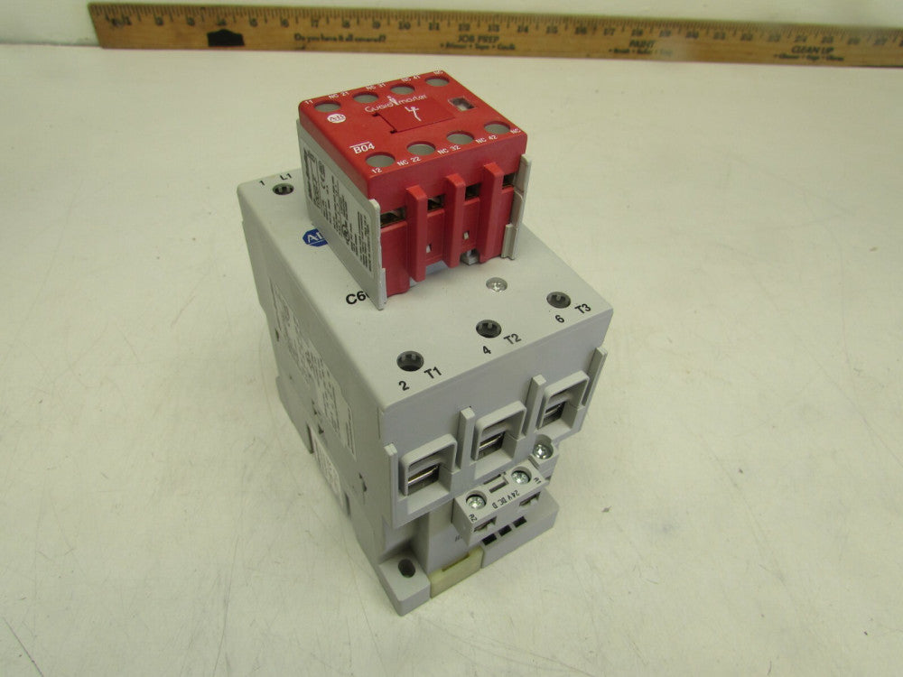 ALLEN BRADLEY GUARDMASTER SAFETY CONTACTOR 100S-C60UDJ14C SER-B XLNT TAKEOUT !!