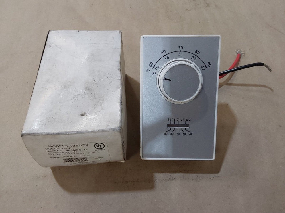 TPI ET9SWTS Heat Only Thermostat Wire Leads 50 - 90F