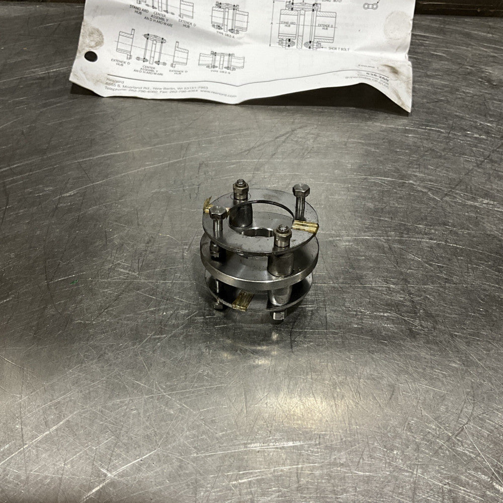 Rexnord DBZ-50 Disk Couplings 114401 2" X 1-11/32" 50.DBZ.CMBRA TD NOS