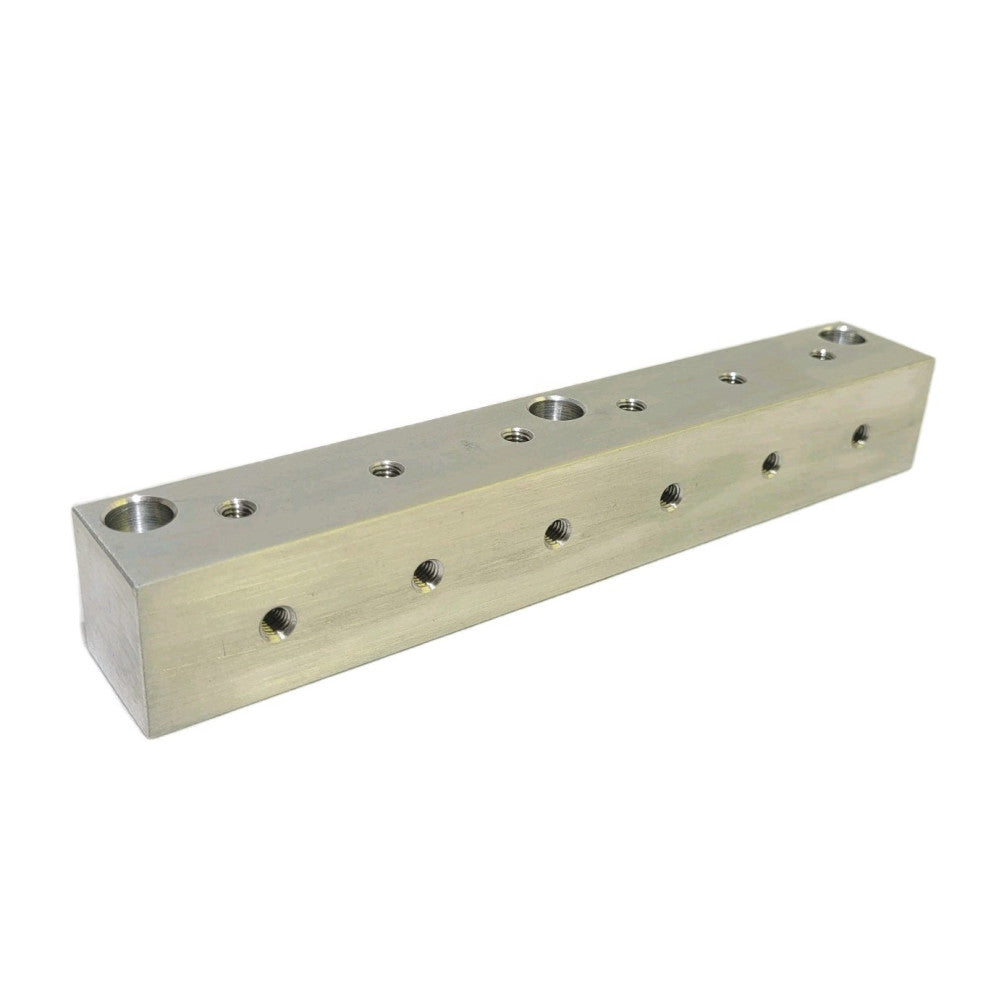 MISUMI BTLAN6-55 Terminal Block, Hydraulic/Pneumatic, Outlets 2 Sides, No Inlets
