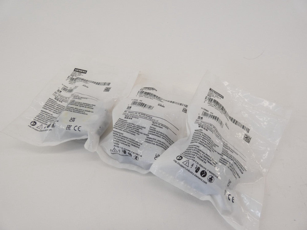 *Lot of 3* Siemens 3SU1500-0AA10-0AA0 Module Holder - NEW Surplus!
