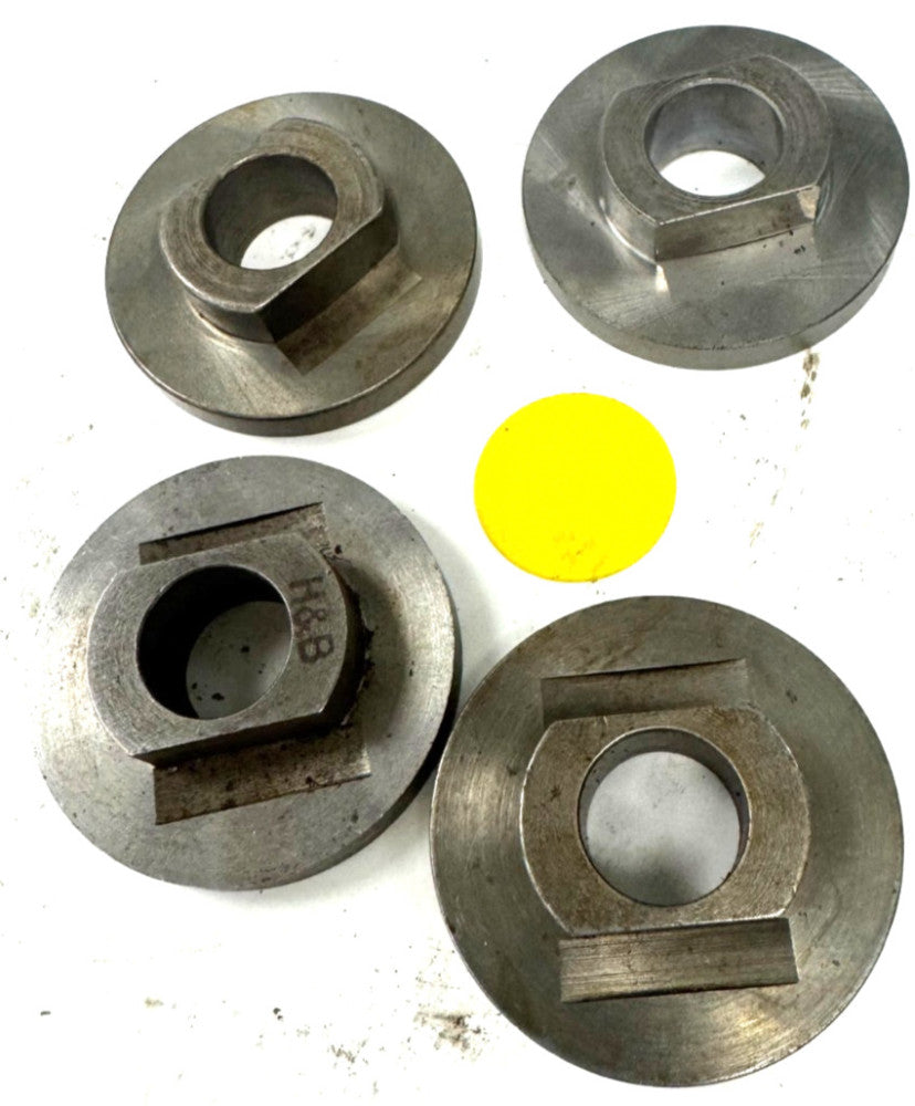 WASHER NUT LOT OF 4 OVERALL DIAMETER 1-1/2"