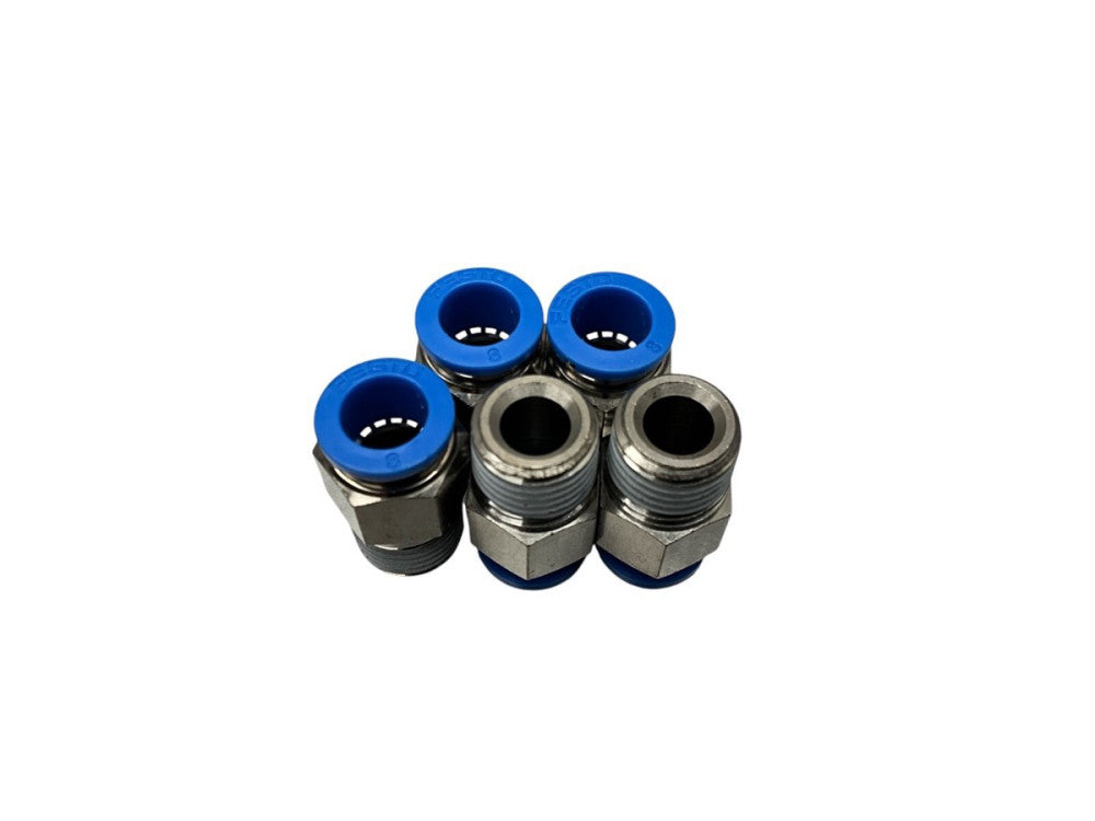 5 PC Festo QS-1/4-8 Pneumatic Connector Fitting Air Line