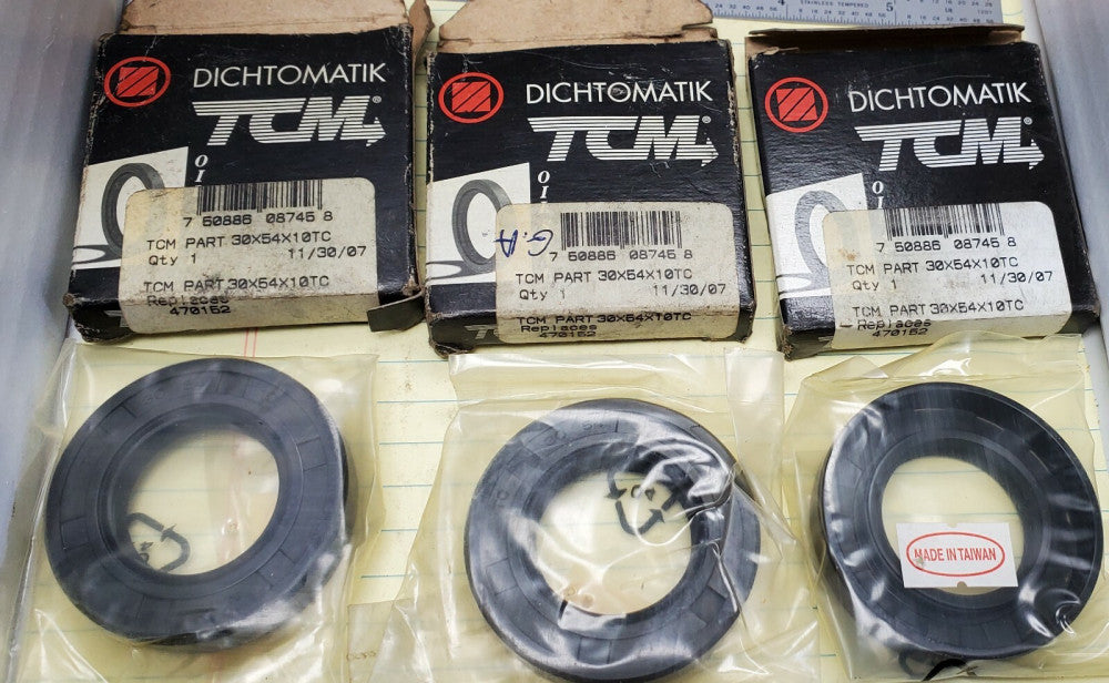 (3) 30X54X10TC TCM Oil & Grease Seals NEW [OF34]