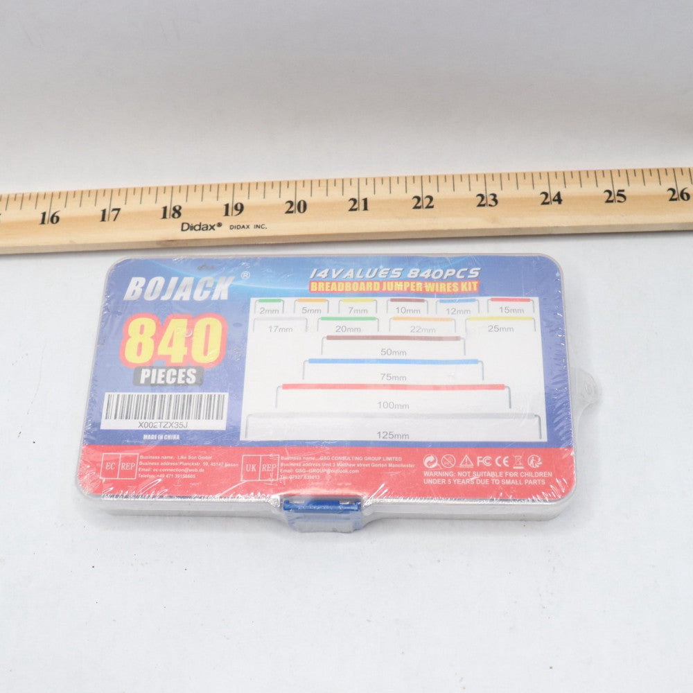 Bojack Line Cables Breadboard Jumper Wires Kit 2-125mm