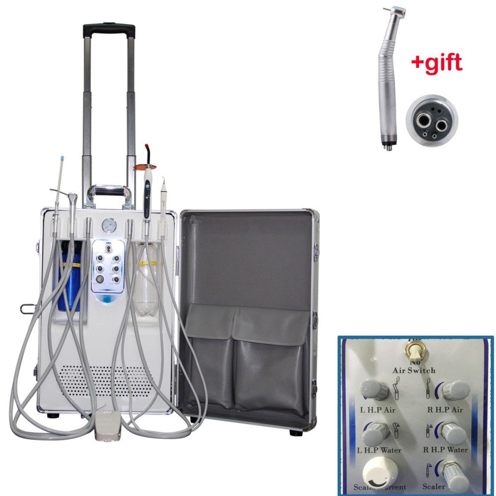 Dental All in One Delivery Unit with LED Curing Light Ultrasonic Scaler Gift FDA