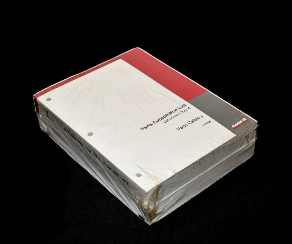 Case Parts Substitution List Catalog Vol 3 pg 1345-2016 & Vol 4 pg 2017-end NEW