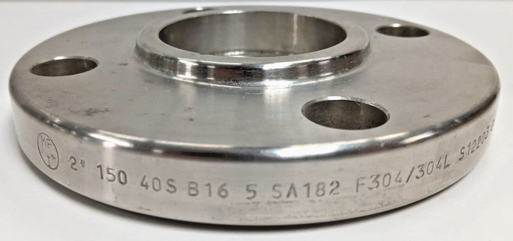PIPE FLANGE SCH 40 SOCKET WELD FLANGE 2" IN PIPE SIZE F304/304L STAINLESS STEEL