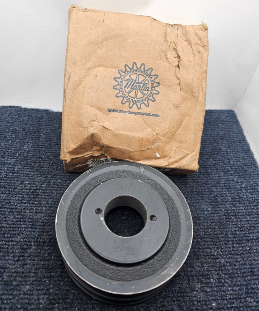 Martin 2BK52-H: FHP V-Belt Pulley A, 4L, B, 5L Belt Section, 2 Groove, 4.2 in