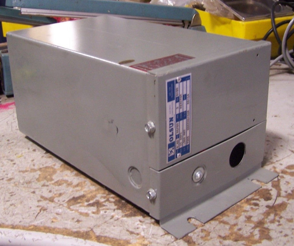 OLSUN 608896-31R DRY TYPE TRANSFORMER R.42 KVA 25 AMP HV .560 MHY LV 3 Ø 