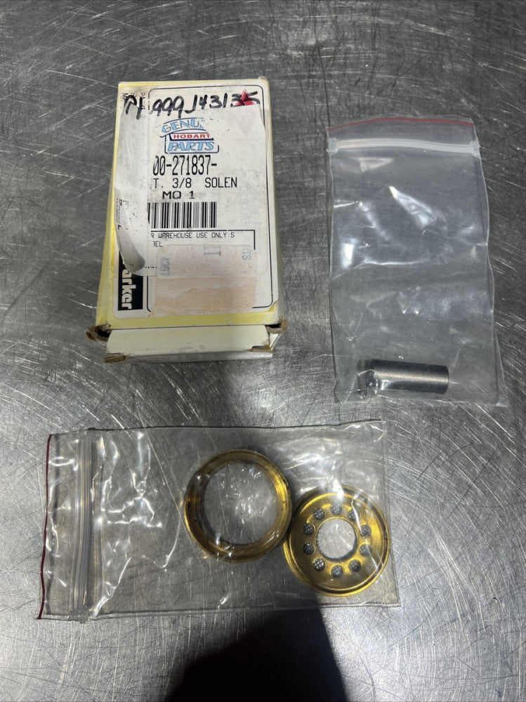 Genuine Hobart 00-271837 Solenoid Valve Repair Kit 3/8' Nos Surplus