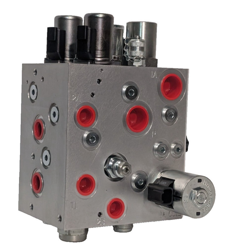 Hydra-Force HF27605-04 hydraulic main valve manifold assembly block, 580070867